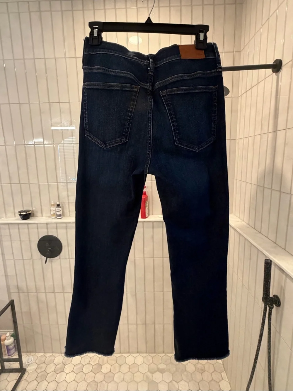 J. Crew Women's Dark Indigo Button-Fly Flare Jeans